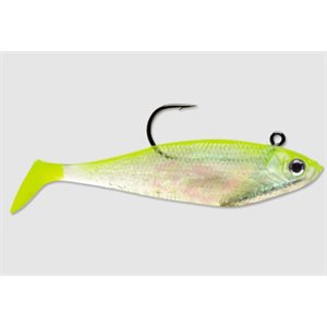 WildEye Swim Shad 06 Shiner Chartreuse Silver