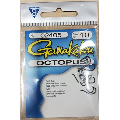 Octopus Hook NS Black #10 10PK