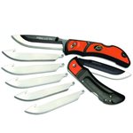 "3.5"" RAZOR-EDC LITE | ORANGE | 6 STAINLESS DROP POINT BLAD