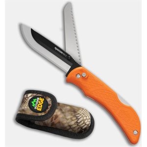 "3.5"" RAZOR-PRO S | ORANGE | 6 STAINLESS DROP POINT BLADES