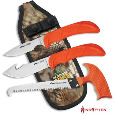 WILDGUIDE | GUT HOOK SKINNER & CAPING COMBO W / SAW | W / SHEA