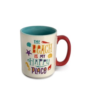 Ceramic Mug 16oz - Beach Happy