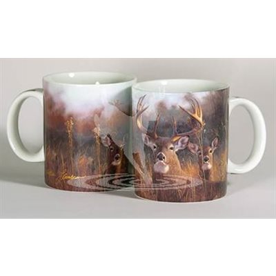 16 oz (473 ml) Wildlife Mugs THE BUCK STOPS HERE