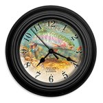 10” dia. Wall Clocks SHELTER VALLEY RAINBOW