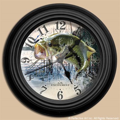 10” dia. Wall Clocks A.M.EXCITEMENT