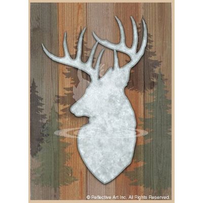 NEW 17X24 METAL WOOD WILD&FREE