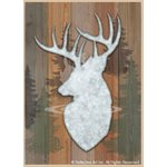 NEW 17X24 METAL WOOD WILD&FREE