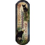 Tin Thermometer - Bear Welcome
