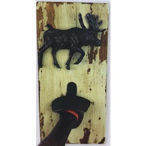 Bottle Opener - Rustic Moose