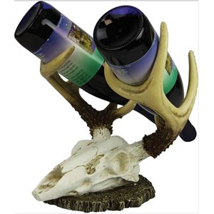 NEW EURO DEER WINE BOTTLE HOLDER