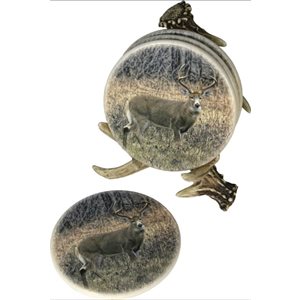 Coaster 4-Piece Set - Deer Antler