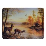 Cutting Board 12in x 16in - Quiet Evening - Deer