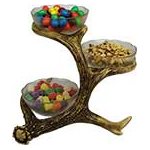 Candy Dish - Antler 3-Bowl