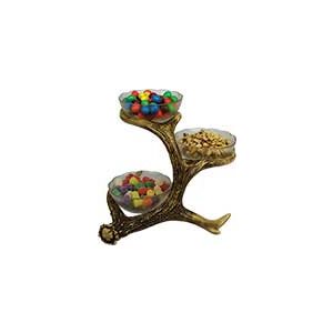 Candy Dish - Antler 3-Bowl