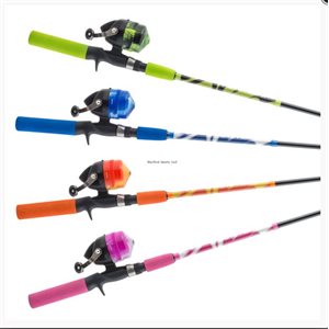 "Worm Gear WG-SC / A 5'6"" 2Pc Medium Spincast Assortment "