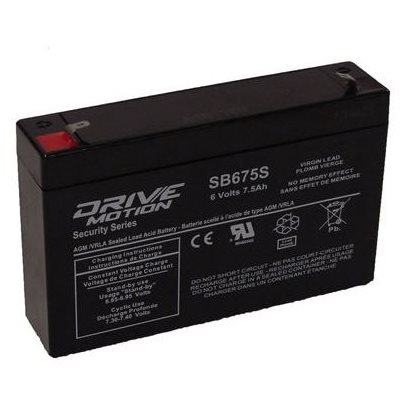 DRIVE MOTION 6V-7.5AH 6'' / 13 / 8'' / 4''