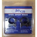 " Medium Steel Sport Rings / QR / Recoil Key