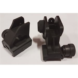 R Flat Top Front / Rear Sights W / E on rear s