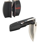 Kit combiné de 1couteaux pliants et 1 aiguisoire