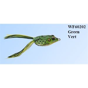 GRENOUILLE SAUTILLANTE BRUNE 60MM 12GR