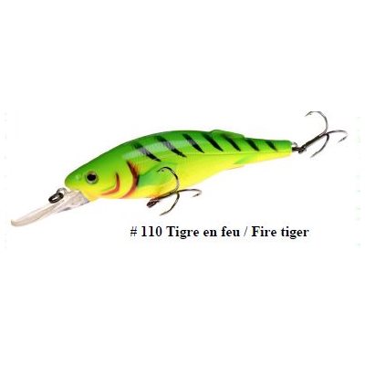 Mené callant Sinking Minnow Fire tiger