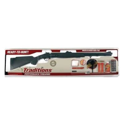 Buckstalker™ Redi-Pak Syn. Black / .50 / 24" Blued / 40" / 3