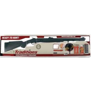 Buckstalker™ Redi-Pak Syn. Black / .50 / 24" Blued / 40" / 3