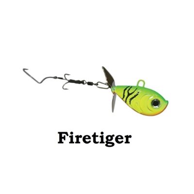 DEATH JIG RIGS 3 / 4 OZ FIRETIGER