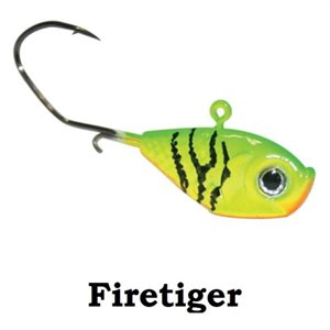 3 / 8OZ MARBLE EYE JIG- FIRETGR