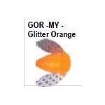 SPIN N GLO BODIES 12 CT 12 GLITTER ORANGE