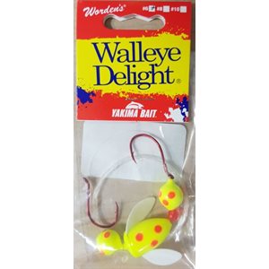 SNG WALLEYE DELIGHT#6 SNG, CLOWN