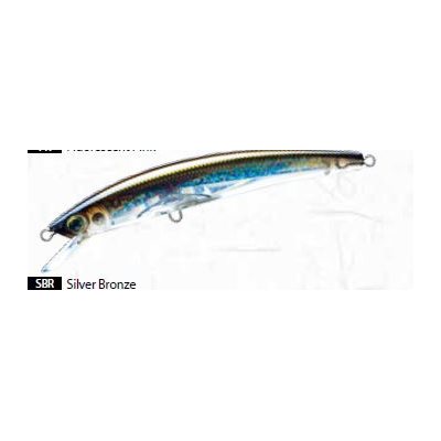 CRYSTAL 3D MINNOW (S) 90MM 3-1 / 2" SILVER BRONZE
