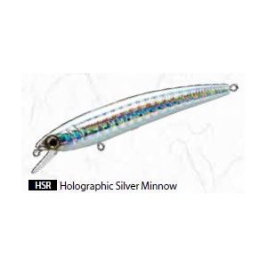 PINS MINNOW (F) 90MM 3-1 / 2" HOLOGRAPHIC SILVER MINNOW