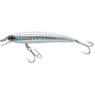 PINS MINNOW (S) 70MM 2-3 / 4" HOLOGRAPHIC SILVER MINNOW