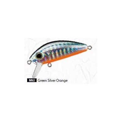 L-MINNOW (S) 33MM 1-3 / 8" GREEN SILVER ORANGE