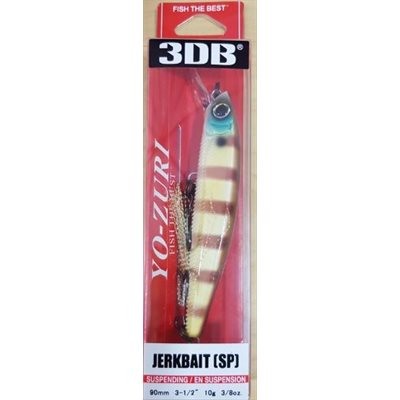 3DB JERKBAIT (SP) 90MM 3-1 / 2" BLUEGILL 3DB JERKBAIT (SP) 90MM 3-1 / 2" BLUEGILL