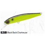 3DB JERKBAIT (SP) 90MM 3-1 / 2" BLACK BACK CHARTREUSE