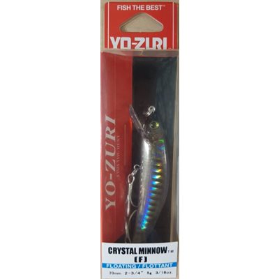 CRYSTAL MINNOW (F) 70MM 2-3 / 4" GHOST BLACK