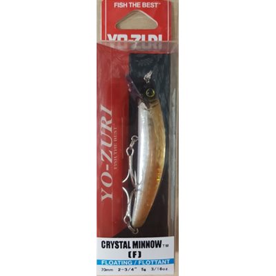 CRYSTAL MINNOW (F) 70MM 2-3 / 4" BRONZE SHINER