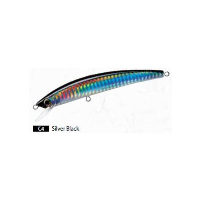 CRYSTAL MINNOW (F) 90MM 3-1 / 2" SILVER BLACK