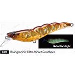 CRYSTAL 3D SHRIMP (SS) 90MM 3-1 / 2" HOLOGRAPHIC ULTRA VIOLET