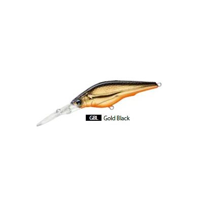 HARDCORE SHAD 75SP 75MM 3" GOLD BLACK