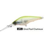 HARDCORE SHAD 75SP 75MM 3" GHOST PEARL CHARTREUSE