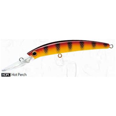 CRYSTAL MINNOW DEEP DIVER WALLEYE (F) 90MM 3-1 / 2" HOT PERCH