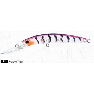 CRYSTAL MINNOW DEEP DIVER WALLEYE (F) 90MM 3-1 / 2" PURPLE TIG