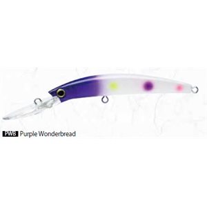 CRYSTAL MINNOW DEEP DIVER WALLEYE (F) 90MM 3-1 / 2" PURPLE WON