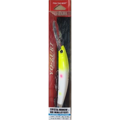 CRYSTAL MINNOW DEEP DIVER WALLEYE (F) 110MM 4-3 / 8" WONDERBRE