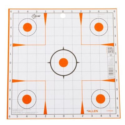 EZ Aim Paper 12x12 Sight-In Grid - 13 Pack