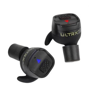 ULTRX Bionic Fuse Bluetooth Earbuds w / Charging Case - Dark