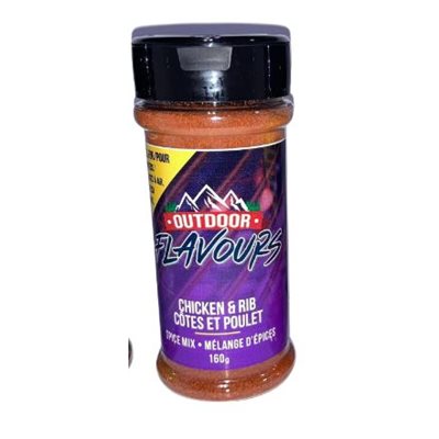côtes et poulet epice 160 g